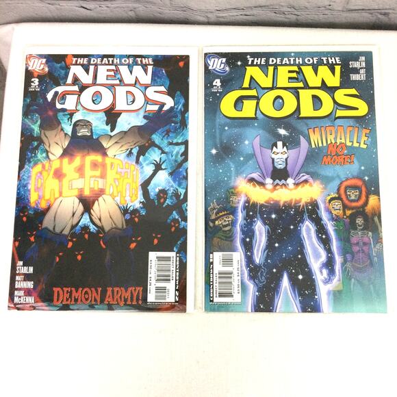DC Comics The Death Of the New Gods #1-8 2007 2008 Eight Comic Book Bundle - Picture 3 of 5
